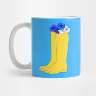 Yellow Wellies Mug